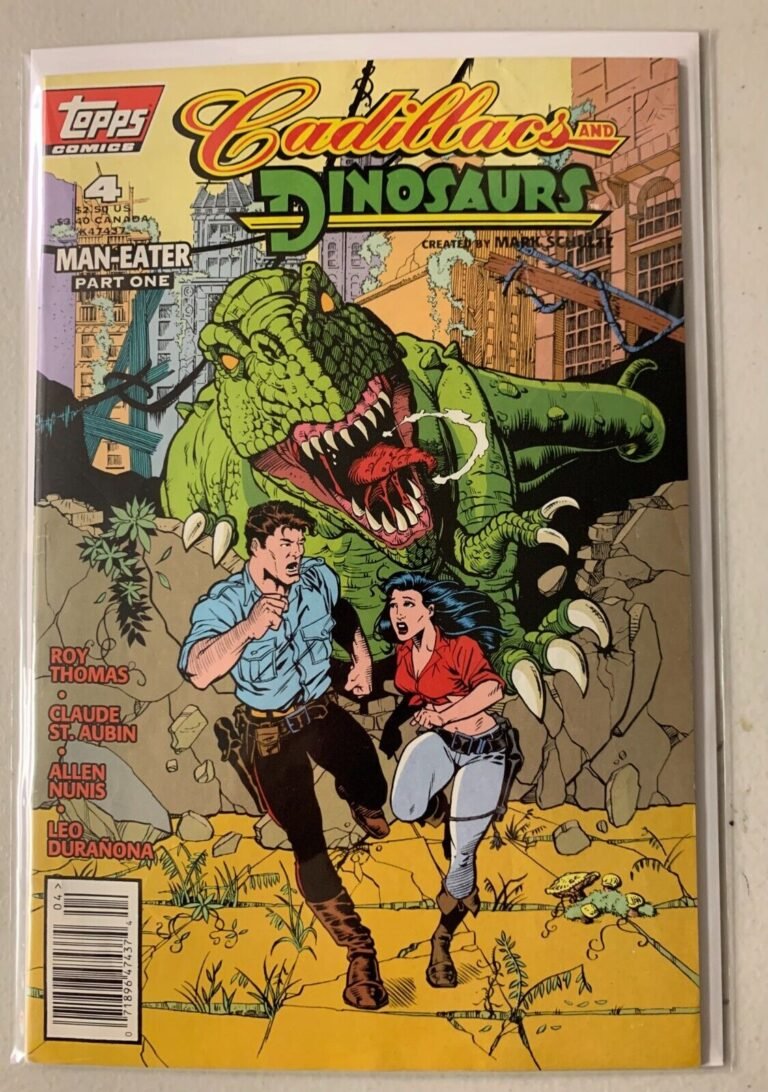 Cadillacs and Dinosaurs #4A newsstand 6.0 (1994)